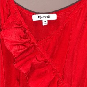 Madewell Burnt Orange Dress